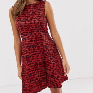 French Connection -Red & Black Dress- XS